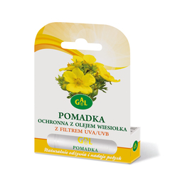 Pomadka ochronna z olejem wiesiołka z filtrem UVA/UVB 4,3g