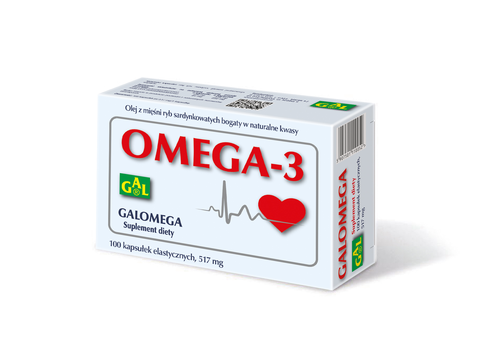 GALOMEGA 517 mg  100 capsules 