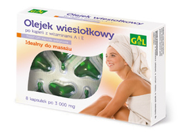 Olejek wiesiołkowy po kąpieli z witaminami A i E 3000 mg 8 kaps.