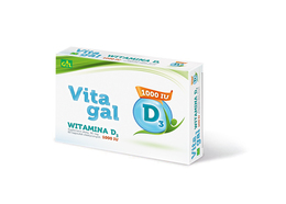 VITAGAL Vitamin D3 1000 IU 60 capsules 