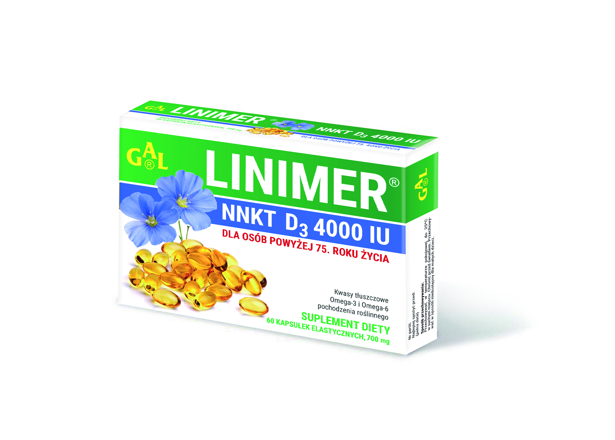 Linimer NNKT D3 4000 IU  60 kapsułek 