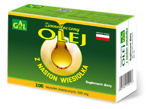 Zimnotłoczony olej z nasion wiesiołka 500 mg 100 kaps.