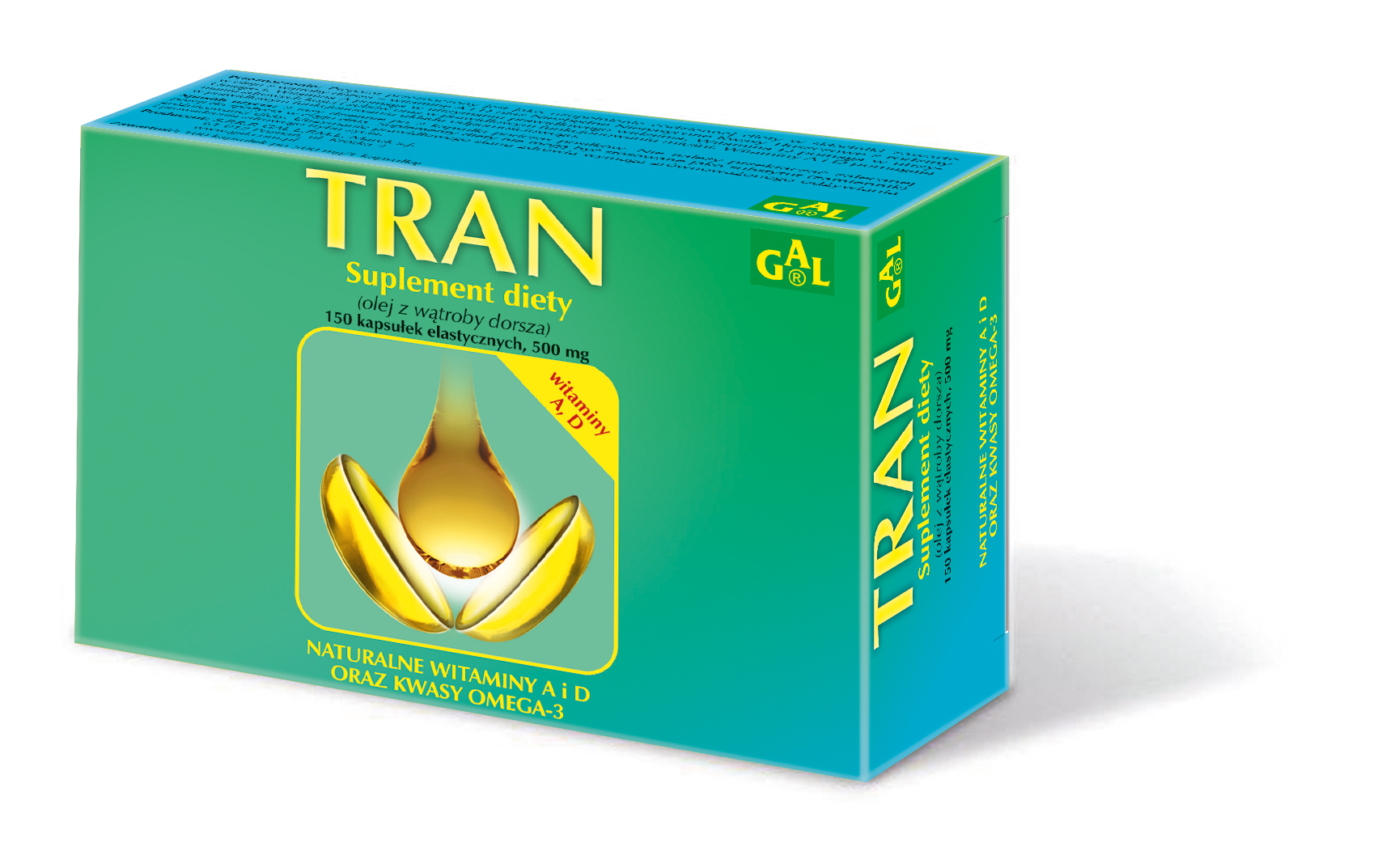 Tran 500 mg 150 kaps. 